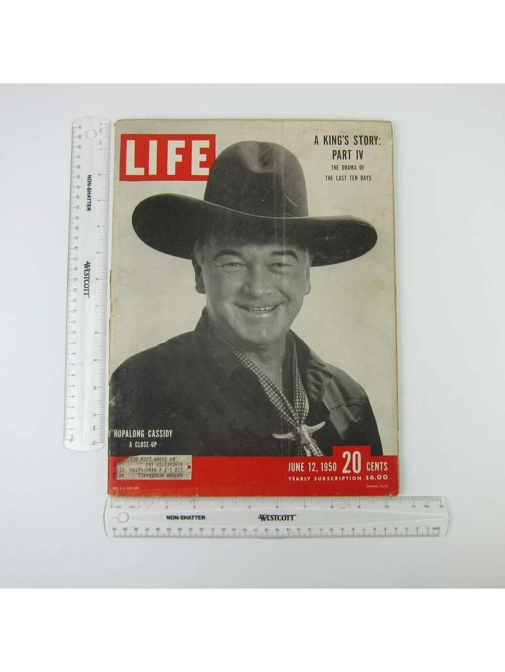 LIFE Magazine June 12 1950 Hopalong Cassidy Marlene Dietrich Kings Story Vintage